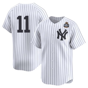 Men's Anthony Volpe New York Yankees Limited White Yankee Home 2nd 2024 World Series Jersey