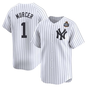 Men's Bobby Murcer New York Yankees Limited White Yankee Home 2024 World Series Jersey