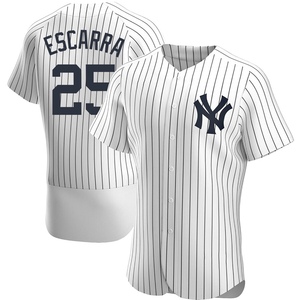 Men's J.C. Escarra New York Yankees Authentic White Home Jersey