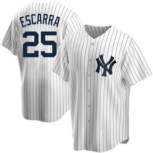 Men's J.C. Escarra New York Yankees Replica White Home Jersey