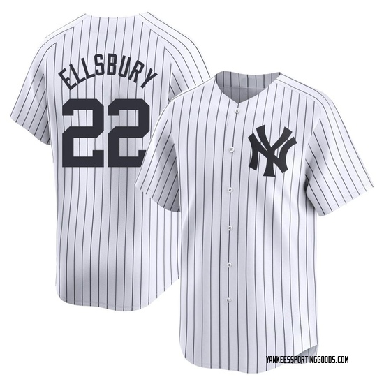 Men's Jacoby Ellsbury New York Yankees Limited White Yankee Home Jersey