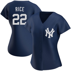Women's Ben Rice New York Yankees Authentic Navy Alternate Team Jersey
