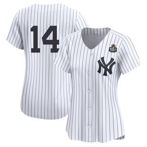Women's Marwin Gonzalez New York Yankees Limited White Yankee Home 2nd 2024 World Series Jersey