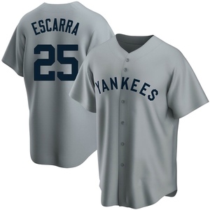 Youth J.C. Escarra New York Yankees Replica Gray Road Cooperstown Collection Jersey