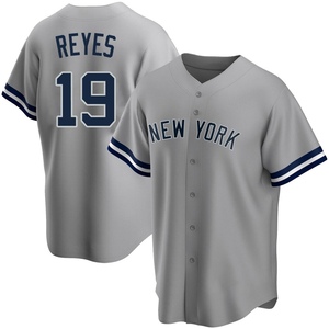 Youth Pablo Reyes New York Yankees Replica Gray Road Name Jersey